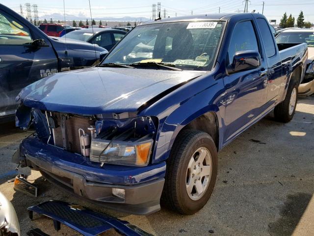 1GCESCFE6C8147286 - 2012 CHEVROLET COLORADO L BLUE photo 2