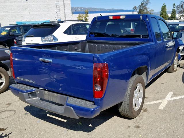 1GCESCFE6C8147286 - 2012 CHEVROLET COLORADO L BLUE photo 4
