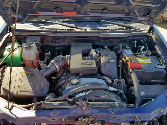 1GCESCFE6C8147286 - 2012 CHEVROLET COLORADO L BLUE photo 7