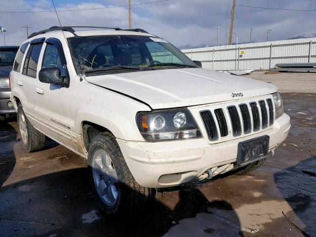 1J4GW58N71C565432 - 2001 JEEP GRAND CHER WHITE photo 1