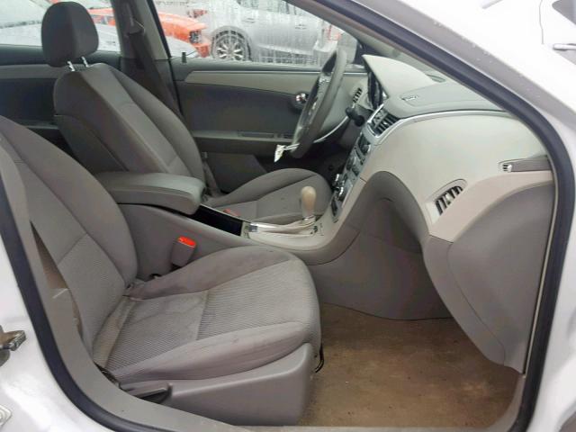 1G1ZH57B29F249343 - 2009 CHEVROLET MALIBU 1LT თეთრი ფოტო 5