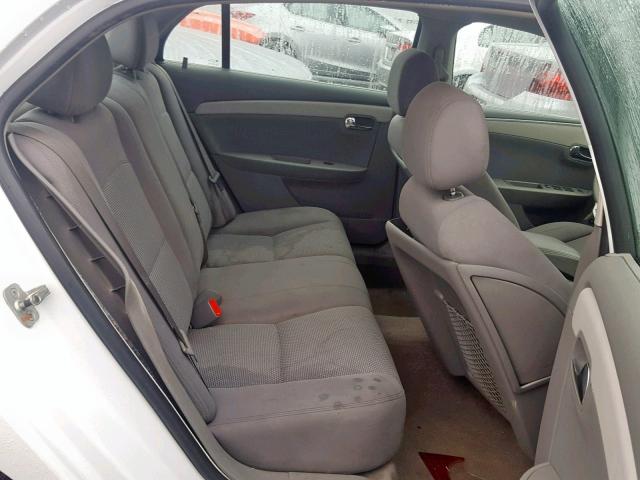 1G1ZH57B29F249343 - 2009 CHEVROLET MALIBU 1LT თეთრი ფოტო 6