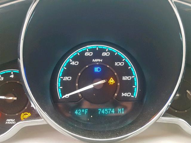 1G1ZH57B29F249343 - 2009 CHEVROLET MALIBU 1LT თეთრი ფოტო 8