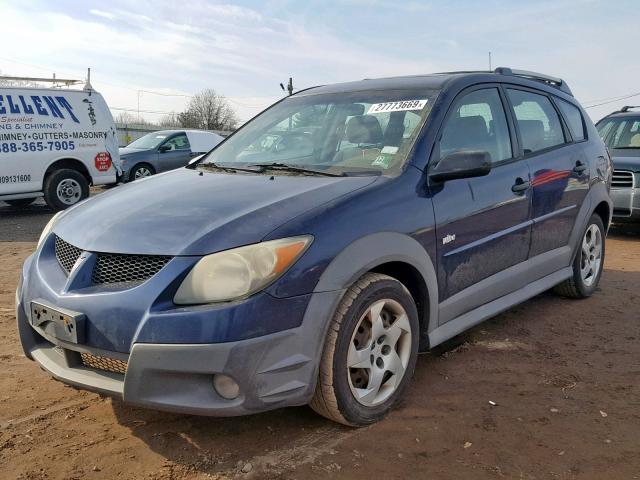 5Y2SL62884Z429068 - 2004 PONTIAC VIBE BLUE photo 2