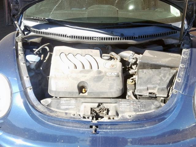 3VWCK31C34M416562 - 2004 VOLKSWAGEN NEW BEETLE Mavi foto 7