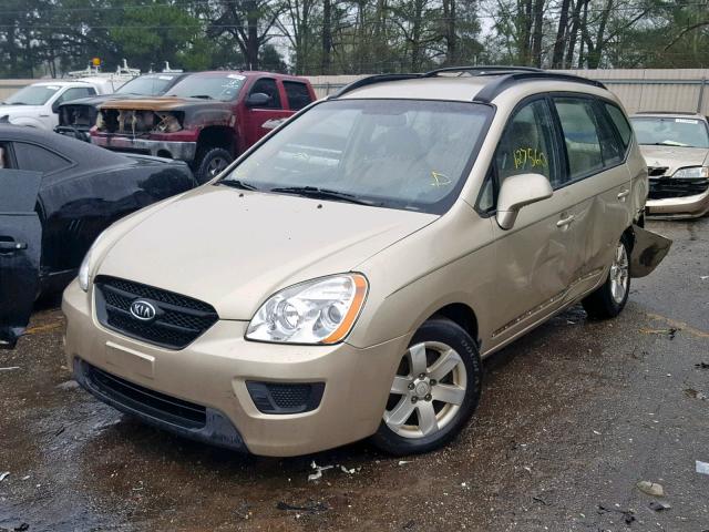 KNAFG526X87164294 - 2008 KIA RONDO LX TAN photo 2