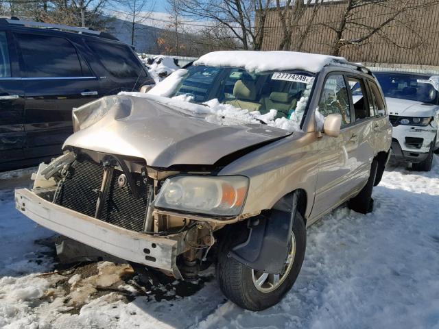 JTEEP21A060155608 - 2006 TOYOTA HIGHLANDER TAN photo 2