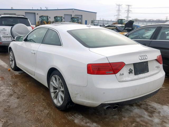 WAULFAFRXEA014185 - 2014 AUDI A5 PREMIUM WHITE photo 3