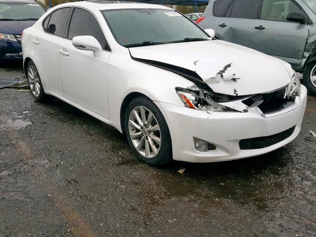 JTHBK262095091731 - 2009 LEXUS IS 250 WHITE photo 1