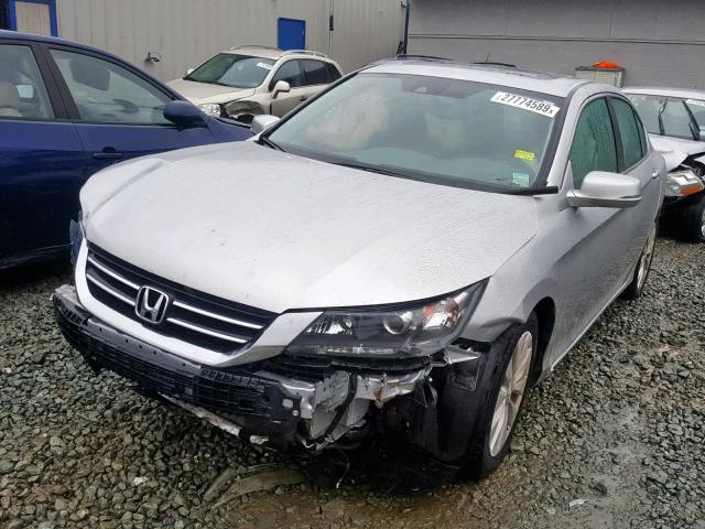 1HGCR2F84FA149897 - 2015 HONDA ACCORD EXL SILVER photo 2