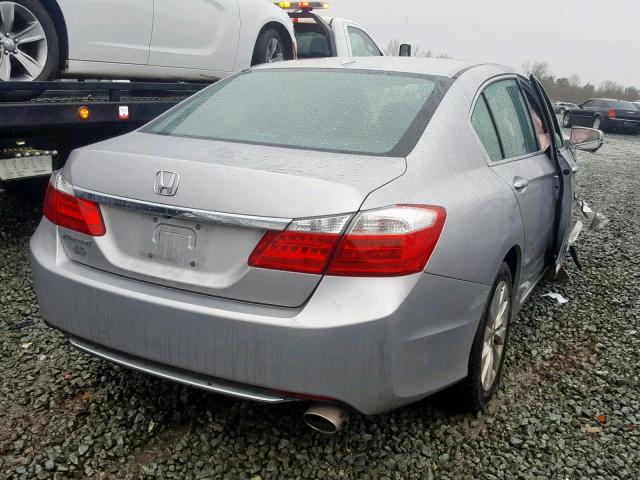 1HGCR2F84FA149897 - 2015 HONDA ACCORD EXL SILVER photo 4