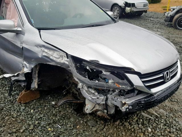 1HGCR2F84FA149897 - 2015 HONDA ACCORD EXL SILVER photo 9