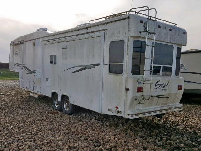 4DLRV352421003426 - 2002 EXCE 5TH WHEEL WHITE photo 3