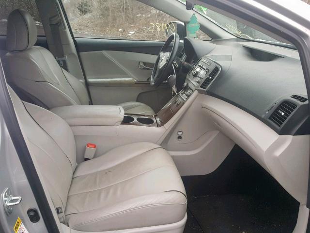 4T3BK11A59U008930 - 2009 TOYOTA VENZA BASE SILVER photo 5