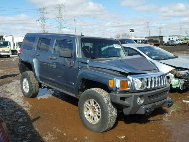 5GTDN136968304777 - 2006 HUMMER H3 BLUE photo 1