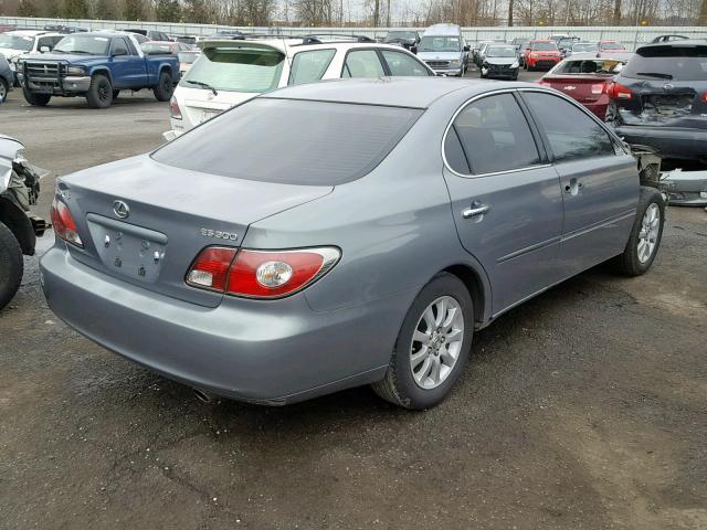 JTHBF30G830089082 - 2003 LEXUS ES 300 GRAY photo 4