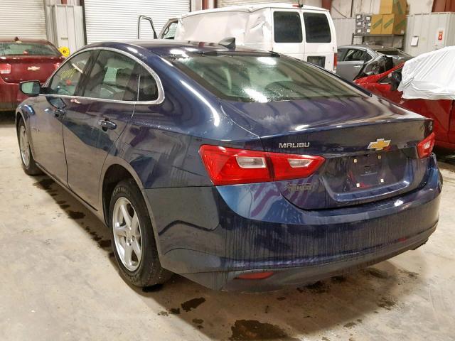 1G1ZB5ST5GF314295 - 2016 CHEVROLET MALIBU LS BLUE photo 3