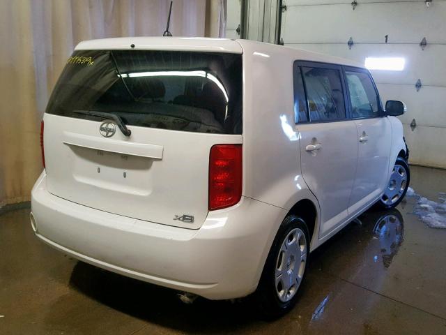 JTLKE50E481040739 - 2008 TOYOTA SCION XB 白色 照片 4
