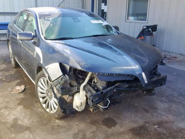 1LNHL9EK5DG617458 - 2013 LINCOLN MKS BLUE photo 1