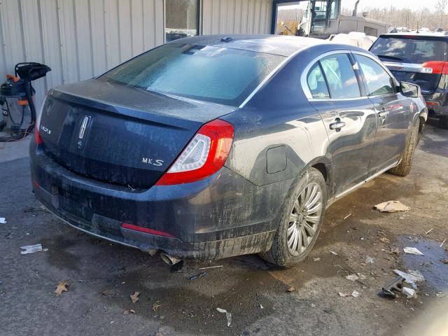 1LNHL9EK5DG617458 - 2013 LINCOLN MKS BLUE photo 4