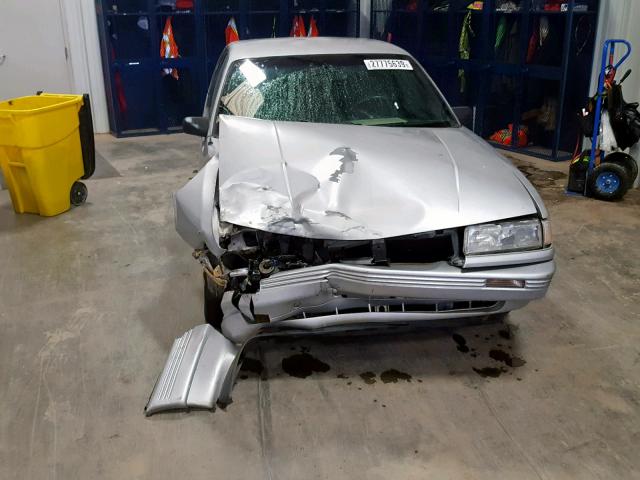 1G2NE14U0MC649641 - 1991 PONTIAC GRAND AM L SILVER photo 9