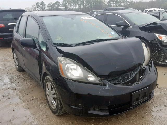 JHMGE88209S070327 - 2009 HONDA FIT BLACK photo 1