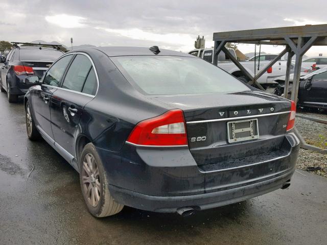 YV1960AS8A1120480 - 2010 VOLVO S80 3.2 BLACK photo 3