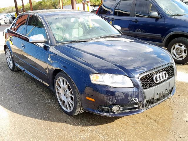 WAUGL78E36A119594 - 2006 AUDI S4 QUATTRO BLUE photo 1