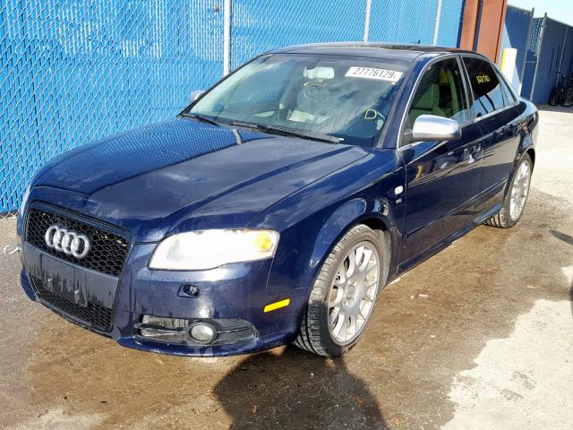 WAUGL78E36A119594 - 2006 AUDI S4 QUATTRO BLUE photo 2