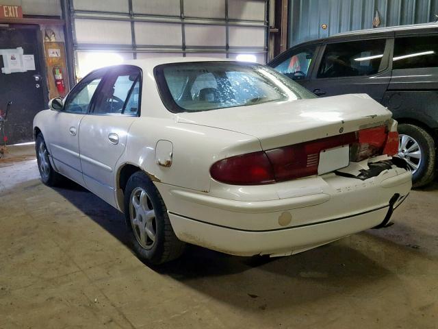 2G4WB55KX21211723 - 2002 BUICK REGAL LS WHITE photo 3