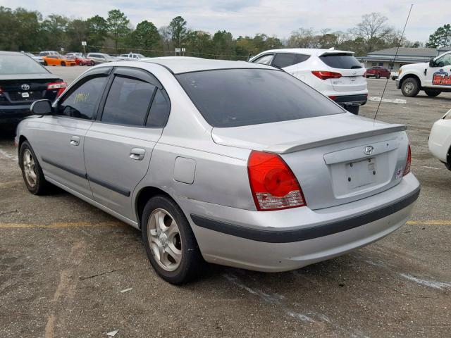 KMHDN46D64U749805 - 2004 HYUNDAI ELANTRA SILVER photo 3