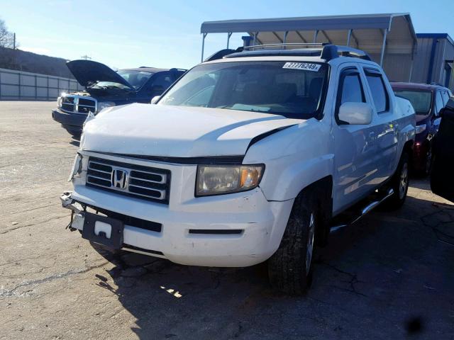 2HJYK16548H506018 - 2008 HONDA RIDGELINE WHITE photo 2