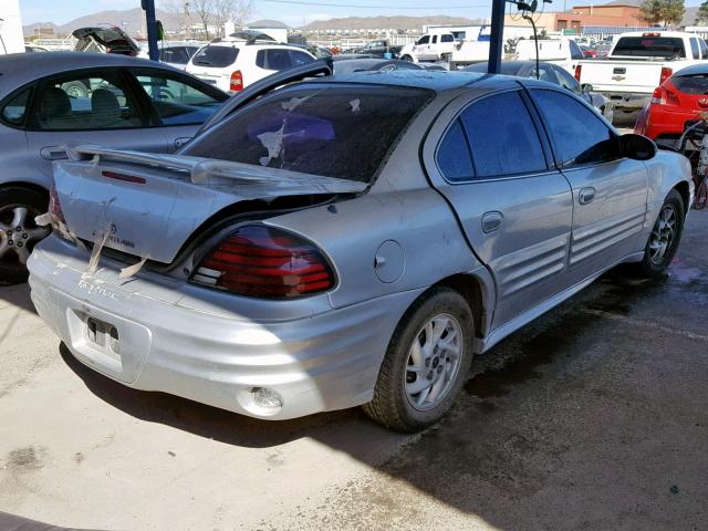 1G2NF52E62M655614 - 2002 PONTIAC GRAND AM S SILVER photo 4