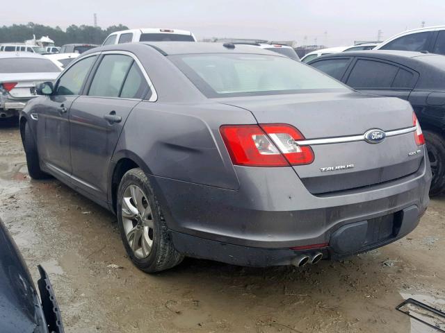 1FAHP2HW5CG135883 - 2012 FORD TAURUS SEL GRAY photo 3