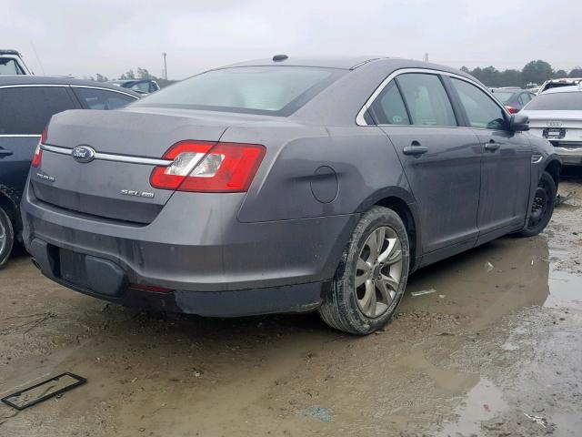 1FAHP2HW5CG135883 - 2012 FORD TAURUS SEL GRAY photo 4