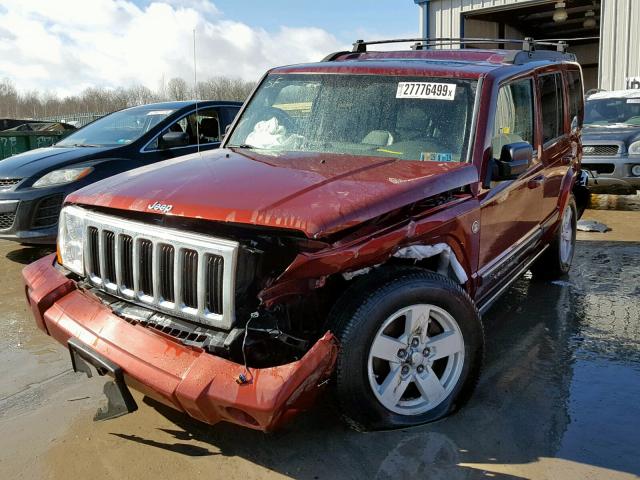 1J8HG48NX8C125094 - 2008 JEEP COMMANDER 红色 照片 10
