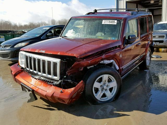 1J8HG48NX8C125094 - 2008 JEEP COMMANDER 红色 照片 2