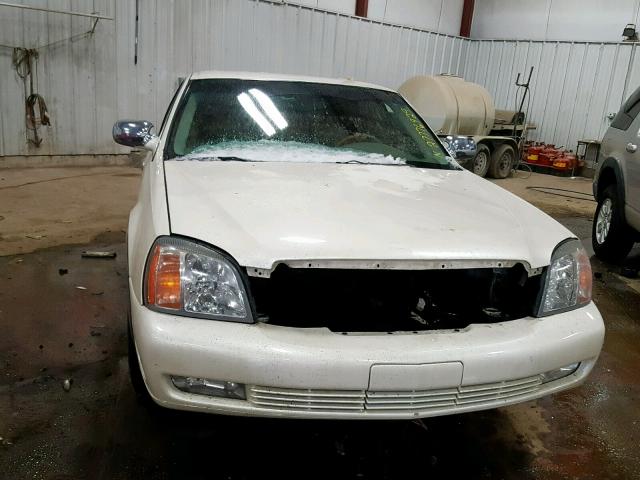 1G6KF5793YU222743 - 2000 CADILLAC DEVILLE DT CREAM photo 9