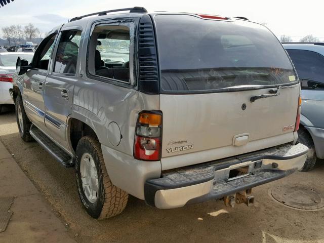 1GKEK13V85J146875 - 2005 GMC YUKON TAN photo 3