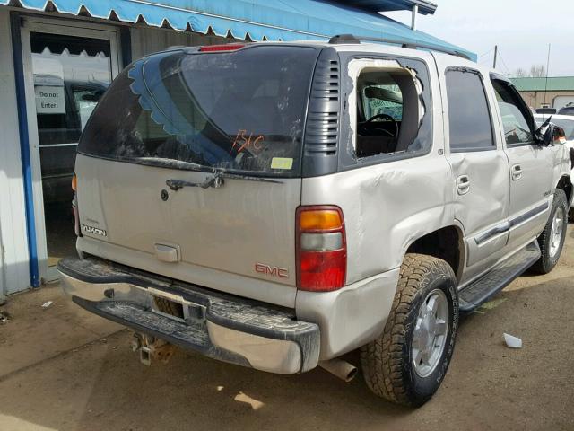 1GKEK13V85J146875 - 2005 GMC YUKON TAN photo 4