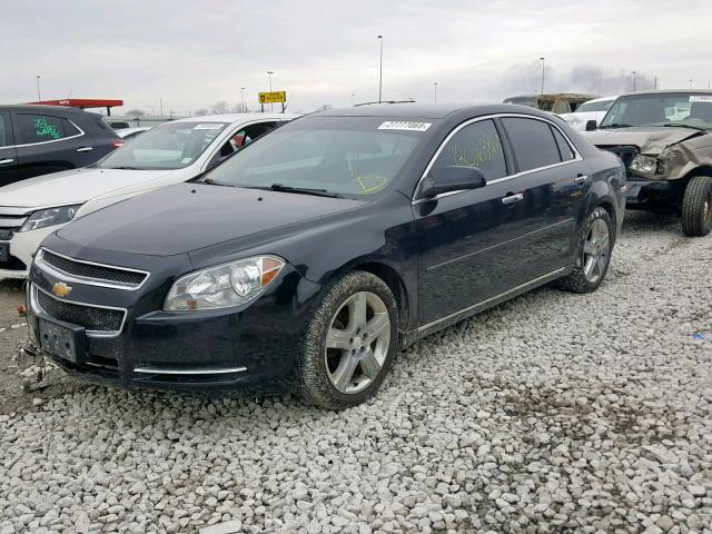 1G1ZC5E00CF213769 - 2012 CHEVROLET MALIBU 1LT შავი ფოტო 2