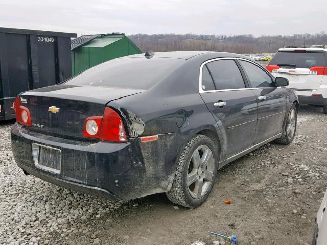 1G1ZC5E00CF213769 - 2012 CHEVROLET MALIBU 1LT შავი ფოტო 4