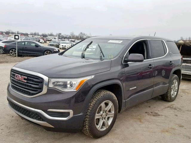 1GKKNRLA6HZ249501 - 2017 GMC ACADIA SLE BLACK photo 2