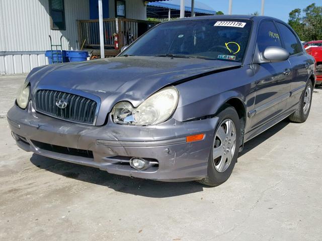 KMHWF25S15A146905 - 2005 HYUNDAI SONATA GL GRAY photo 2