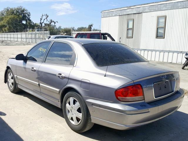 KMHWF25S15A146905 - 2005 HYUNDAI SONATA GL GRAY photo 3