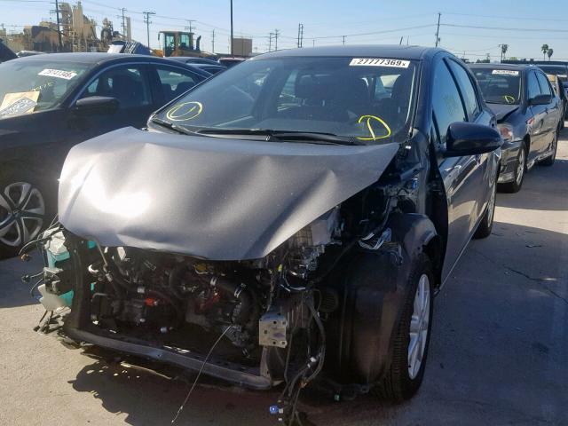 JTDKDTB32D1045687 - 2013 TOYOTA PRIUS C BLACK photo 2