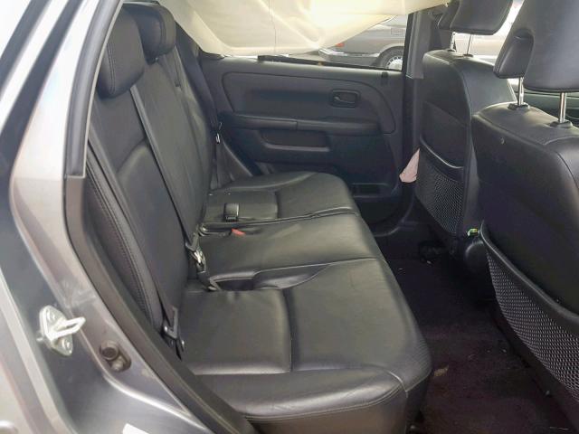 JHLRD78985C042433 - 2005 HONDA CR-V SE GRAY photo 6