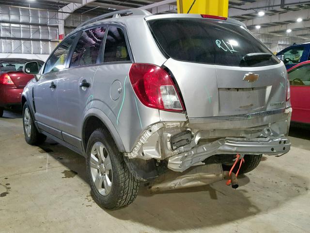 3GNAL2EK9ES626154 - 2014 CHEVROLET CAPTIVA LS ვერცხლისფერი ფოტო 3