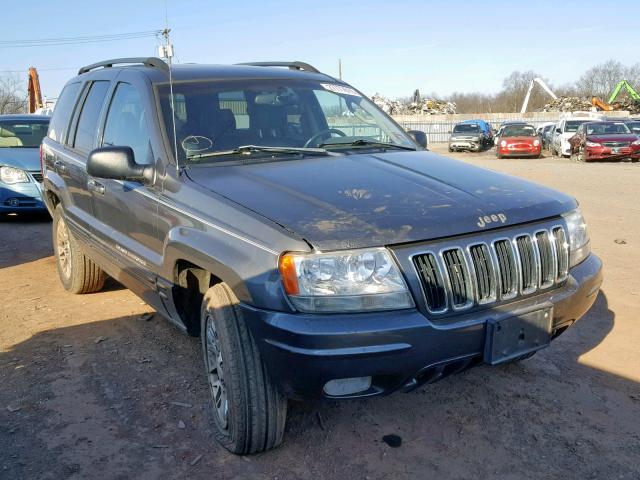 1J8GW58N82C175875 - 2002 JEEP GRAND CHER GRAY photo 1