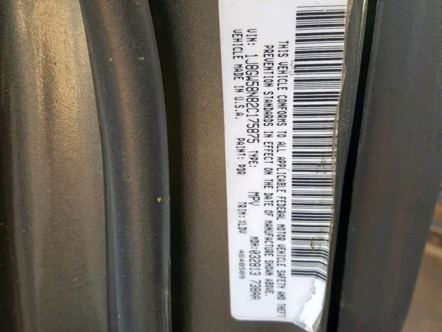 1J8GW58N82C175875 - 2002 JEEP GRAND CHER GRAY photo 10